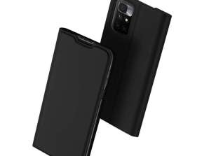 DuxDucis SkinPro wallet case for Xiaomi Redmi 10 Black