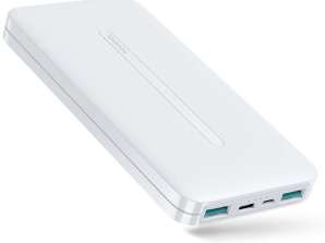 Powerbank Joyroom JR-T012 USB/ microUSB/ USB-C Type C 10000mAh Balta
