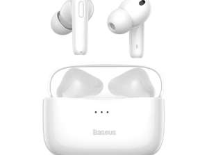 TWS Baseus SIMU ANC S2 headphones (white)