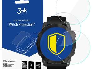 x3 3mk Uhrenschutz Displayschutzfolie für Garmin Fenix 7x