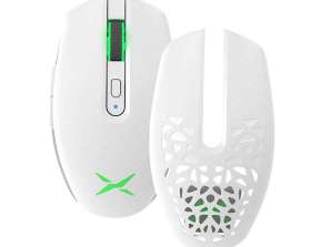 Delux M820DC BT+2.4G RGB 16000DPI Wireless Gaming Mouse (Branco)