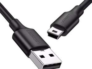 1m USB til mini USB-kabel ugrønn overføringskabel US132