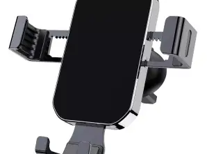 Gravity Car Holder For Smartphone For Air Vent Black