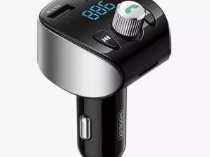 Joyroom transmiter FM Bluetooth 5.0 MP3 micro SD ładowarka samochodowa