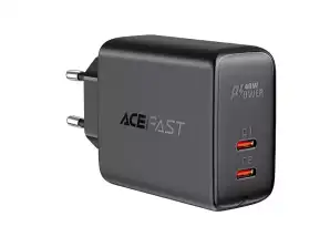 Acefast fali töltő 2x USB Type C 40W, PPS, PD, QC 3.0, AFC, FCP