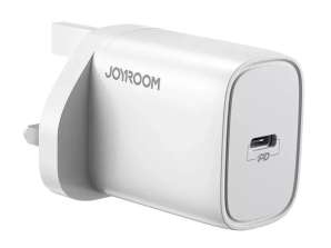 Joyroom USB hitri stenski polnilec tip C PD 20W UK plug bela (L