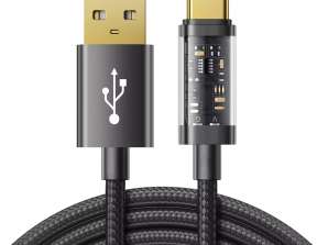 Joyroom USB - Cable USB tipo C para carga/transmisión de datos 3A 2m c
