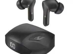 Dudao TWS Bluetooth 5.2 In-ear ασύρματα ακουστικά μαύρα (U16