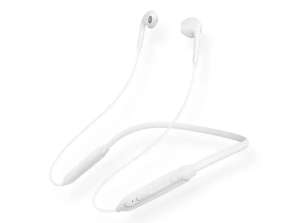 Magnetické sanie Dudao Bezdrôtové Bluetooth slúchadlá do uší biele