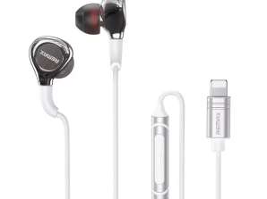 Remax bedrade metalen in-ear hoofdtelefoon met volume-afstandsbediening li