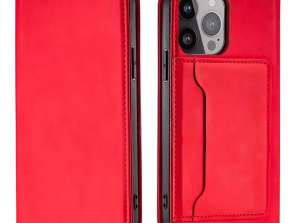 Magnet Card Case Case för iPhone 13 Mini Wallet Wallet Påföljder
