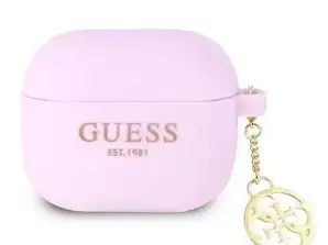 Guess GUA3LSC4EU AirPods 3 cover paars/paars Charm Collection