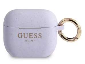 Guess GUA3SGGEU AirPods 3 cover paars / paars Silicone Glitter