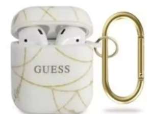Guess GUACA2TPUCHWH AirPods cover bianco / bianco Gold Chain Collection
