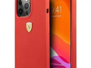 Ferrari FESSIHCP13XRE iPhone 13 Pro Max 6,7 colio raudonas / raudonas kietas dėklas Sil