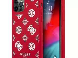 Atspėk GUHCP12LLSPEWRE iPhone 12 Pro Max 6,7 colio raudonas / raudonas kietas dėklas Pe