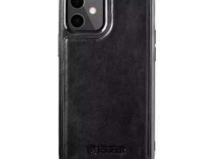 iCarer Leather Oil Wax naturaalnahast ümbris iPhone 12 mini jaoks