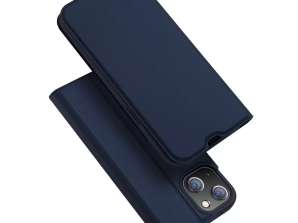 Dux Ducis Skin Pro dėklo dėklas su atverčiama iPhone 13 mėlyna dėklu