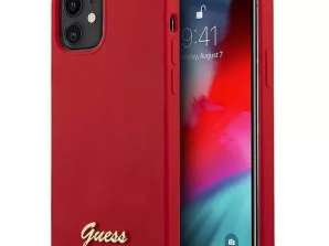 Atspėk GUHCP12SLSLMGRE iPhone 12 mini 5,4 colio raudonas / raudonas metalinis kietas dėklas