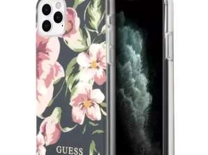 Guess GUHCN65IMLFL03 iPhone 11 Pro Max granatowy/navy N°3 Flower Colle