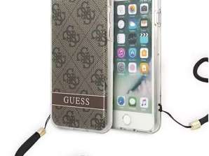 Guess GUOHCI8H4STW iPhone SE 2022 / SE 2020 / 7/ 8 brown/brown hardc