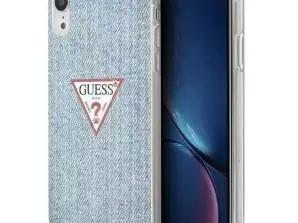 Guess GUHCI61PCUJULLB iPhone Xr blue/light blue hardcase Jeans Co.