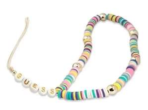 Guess pendant GUSTPEAM Phone Strap multicolor Heishi Beads