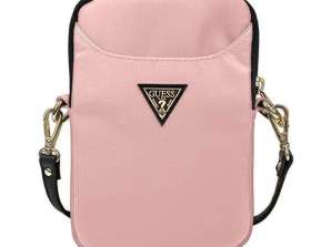 Guess Handbag GUPBNTMLLP rosa / rosa Nylon Triangle Logo