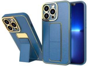 Nieuwe kickstand case voor iPhone 13 met stand blauw