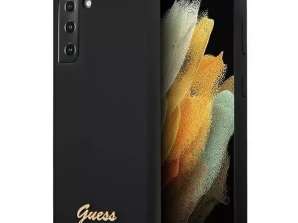 Guess GUHCS21MLSLMGBK S21+ G996 schwarz/schwarz Hardcase Silikon Skript