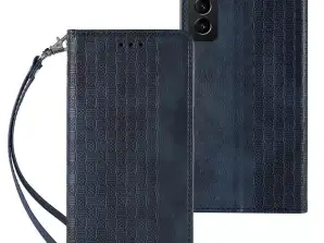 Magneet Strap Case Case voor Samsung Galaxy S22 Ultra Wallet +