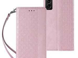 Estojo Magnet Strap Case para Samsung Galaxy S22 Wallet Case + Mini