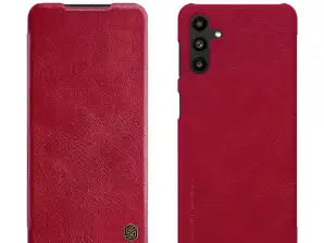 Nillkin Qin ādas maciņš Samsung Galaxy A13 5G sarkanā krāsā