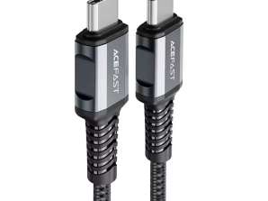 Acefast USB Type-C - USB Type-C кабел 1.2m, 60W (20V / 3A) сив (C1-03 de