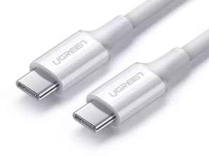 Ugreen USB Type-C į USB Type-C PD kabelis 100W 5A 2m baltas (US300)