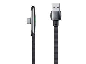 WK Design Gaming Series flat angled cable with side USB plug - US