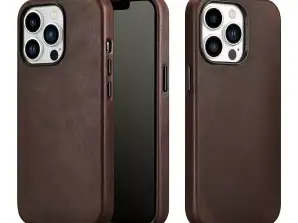 iCarer CH Leather case do iPhone 13 Pro etui skórzane  kompatybilne z
