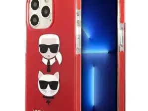 Karl Lagerfeld KLHCP13LTPE2TR iPhone 13 Pro / 13 6,1 » étui rigide rouge