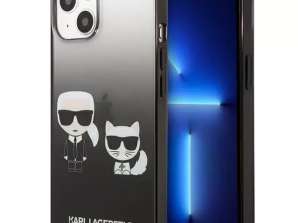 Karl Lagerfeld KLHCP13STGKCK iPhone 13 mini 5,4 » étui rigide noir/noir