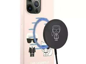 Karl Lagerfeld KLHMP13XSSKCI iPhone 13 Pro Max 6,7 » étui rigide rose clair