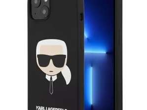 Karl Lagerfeld KLHCP13MSLKHBK iPhone 13 6,1 inç siyah/siyah hardcase Sil