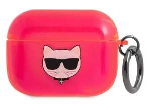 Karl Lagerfeld KLAPUCHFP AirPods Pro pokriva ružičastu/ružičastu Choupette