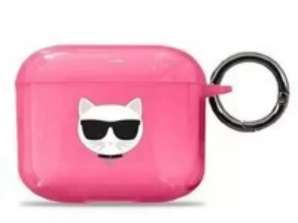 Karl Lagerfeld KLA3UCHFP AirPods 3 omslag rosa/rosa Choupette