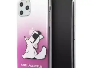 Karl Lagerfeld KLHCN65CFNRCPI iPhone 11 Pro Max kovakuori vaaleanpunainen/vaaleanpunainen C