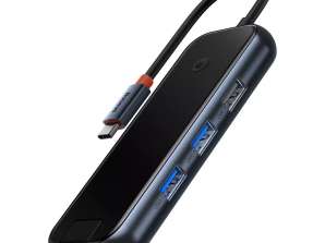 Baseus AcmeJoy 6-Port HUB dokstacija (USB-C līdz USB-C PD&data/2