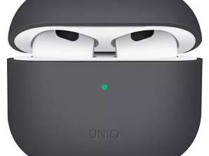 UNIQ-veske Lino AirPods 3 gen. Silikon grå/askegrå