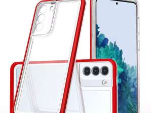 Housse transparente 3en1 pour Samsung Galaxy S21+ 5G (S21 Plus 5G) gel pokrow