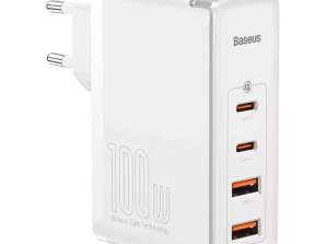 Швидкий настінний зарядний пристрій Baseus GaN2 Pro 100 Вт USB / USB Type-C Quick C