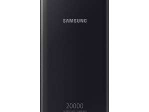 Samsung Powerbank 20000mAh 25W USB A/USB C SFC/AFC/PD/QC szary  EB P53