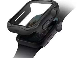 Etui ochronne UNIQ Torres do Apple Watch Series 4/5/6/SE 44mm czarny/m